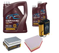 Denckermann Controllo Set 7L mannol Ceramica 5W-40 per . BMW 5er Touring