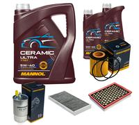 Denckermann Controllo Set 7L mannol Ceramica 5W-40 per Fiat Croma 1.9 D '