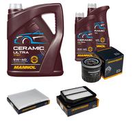 Denckermann Controllo Set 7L mannol Ceramica 5W-40 per Suzuki Grand Vitara II