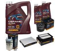 Denckermann Controllo Set 7L mannol Ceramica 5W-40 per Suzuki Grand Vitara, II