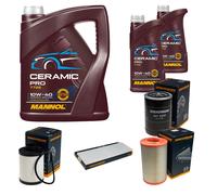Denckermann Controllo Set 7L mannol Ceramica Pro 10W-40 per Fiat Ducato, Autobus
