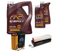 DENCKERMANN Controllo Set 7L MANNOL Energy 5W-30 per BMW X3 3.0d X5 E83 E70