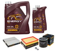 DENCKERMANN Controllo Set 7L MANNOL Energy 5W-30 per Nissan NP300 Navara