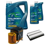 Denckermann Controllo Set 7L mannol Molibden Ultra 5W-30 per Mazda CX-7