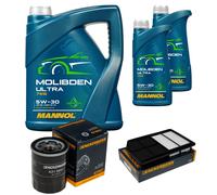 Denckermann Controllo Set 7L mannol Molibden Ultra 5W-30 per Mitsubishi