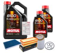 DENCKERMANN Controllo Set 7L MOTUL 8100 X-CESS 5W-40 Per Mercedes-Benz