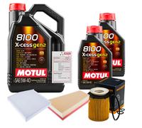 DENCKERMANN Controllo Set 7L MOTUL 8100 X-CESS 5W-40 Per Mercedes-Benz