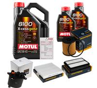 DENCKERMANN Controllo Set 7L MOTUL 8100 X-CESS 5W-40 Per Mitsubishi