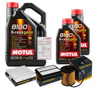 DENCKERMANN Controllo Set 7L MOTUL 8100 X-CESS 5W-40 Per Mitsubishi