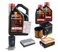 DENCKERMANN Controllo Set 7L MOTUL 8100 X-CESS 5W-40 Per Peugeot 307 CC 2.0