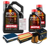 DENCKERMANN Controllo Set 7L MOTUL 8100 X-CESS 5W-40 Per Peugeot 508 SW I