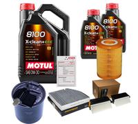 DENCKERMANN Controllo Set 7L MOTUL 8100 X-CLEAN 0W-30 Per Mercedes-Benz GLC