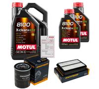 DENCKERMANN Controllo Set 7L MOTUL 8100 X-CLEAN 0W-30 Per Mitsubishi Eclipse