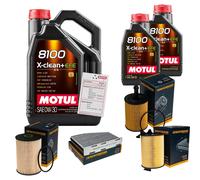 DENCKERMANN Controllo Set 7L MOTUL 8100 X-CLEAN 0W-30 Per VW Caddy III