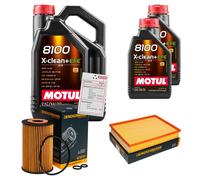 DENCKERMANN Controllo Set 7L MOTUL 8100 X-CLEAN 0W-30 Per VW Crafter 30-50