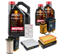 DENCKERMANN Controllo Set 7L MOTUL 8100 X-CLEAN 0W-30 Per VW Passat Variant
