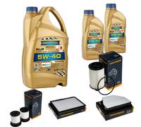 DENCKERMANN Controllo Set 7L RAVENOL 5W-40 per Chevrolet Captiva 2.2 D 4WD