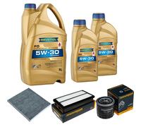 DENCKERMANN Controllo Set 7L RAVENOL FO 5W-30 per KIA Carnival/Grand 2.7 V6