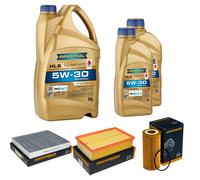 Denckermann Controllo Set 7L Ravenol Hls 5W-30 per VW Polo 2.0 Gti