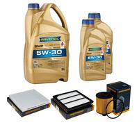 DENCKERMANN Controllo Set 7L RAVENOL SMP 5W-30 per Fiat Freemont 2.0 JTD 4x4