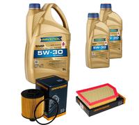 DENCKERMANN Controllo Set 7L RAVENOL SMP 5W-30 per Jeep Cherokee 2.0 CRD 4x4