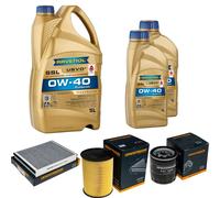 DENCKERMANN Controllo Set 7L RAVENOL SSL 0W-40 per Ford Focus III