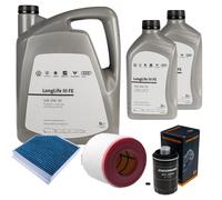 DENCKERMANN Controllo Set 7L VW 0W30 LONGLIFE III Per Audi A6 Avant