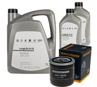 DENCKERMANN Controllo Set 7L VW 0W30 LONGLIFE III Per VW Caddy II Pick-Up