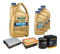 DENCKERMANN Controllo Set 8 L RAVENOL FDS 5W-30 per Ford Transit Kasten