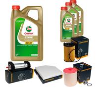 DENCKERMANN Controllo Set 8L Castrol 5W-30 Per Audi A6 Avant 3.0 TDI