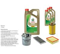 Denckermann Controllo Set 8L castrol edge 5W-30 C3 per . Audi A4 Avant 2.5