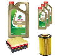 DENCKERMANN Controllo Set 8L CASTROL EDGE 5W-30 C3 Per Audi A8 2.5 TDI