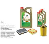 Denckermann Controllo Set 8L castrol edge 5W-30 C3 per Audi Allroad 2.5