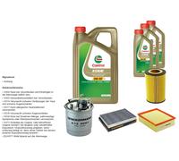 Denckermann Controllo Set 8L castrol edge 5W-30 C3 per . Audi Allroad 2.5