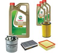 DENCKERMANN Controllo Set 8L CASTROL EDGE 5W-30 C3 Per Audi Allroad 2.5 TDI