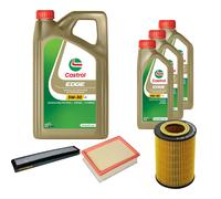 DENCKERMANN Controllo Set 8L CASTROL EDGE 5W-30 C3 Per BMW 3 Serie 320i 323i