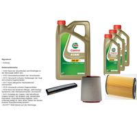 Denckermann Controllo Set 8L castrol edge 5W-30 C3 per BMW 3er Touring