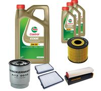 DENCKERMANN Controllo Set 8L CASTROL EDGE 5W-30 C3 Per BMW 5er Touring 530d