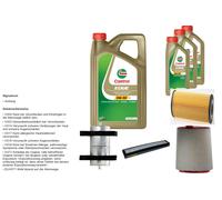 Denckermann Controllo Set 8L castrol edge 5W-30 C3 per BMW Serie 3er Touring