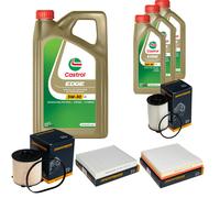 DENCKERMANN Controllo Set 8L CASTROL EDGE 5W-30 C3 Per Chevrolet Cruze