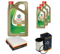 DENCKERMANN Controllo Set 8L CASTROL EDGE 5W-30 C3 Per Chevrolet Cruze
