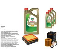 Denckermann Controllo Set 8L castrol edge 5W-30 C3 per di Toyota Rav 4 IV