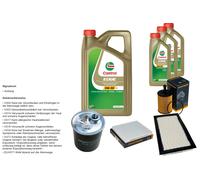 Denckermann Controllo Set 8L castrol edge 5W-30 C3 per Dodge Calibro