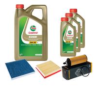 DENCKERMANN Controllo Set 8L CASTROL EDGE 5W-30 C3 Per Fiat Freemont 3.6 4x4