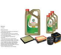 DENCKERMANN Controllo Set 8L CASTROL EDGE 5W-30 C3 Per Hyundai Elantra