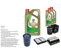 Denckermann Controllo Set 8L castrol edge 5W-30 C3 per Hyundai H-1 Travel