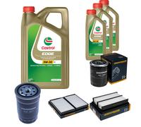 DENCKERMANN Controllo Set 8L CASTROL EDGE 5W-30 C3 Per Hyundai H-1 Travel