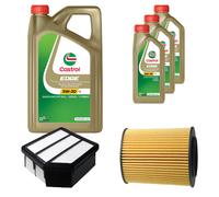 DENCKERMANN Controllo Set 8L CASTROL EDGE 5W-30 C3 Per Hyundai IX55