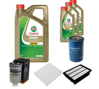 DENCKERMANN Controllo Set 8L CASTROL EDGE 5W-30 C3 Per Hyundai Santa Fé II