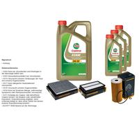 Denckermann Controllo Set 8L castrol edge 5W-30 C3 per Hyundai Santa Fé (IV
